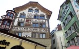 Švýcarský advent a slavnost Klausjagen 2017 - Švýcarsko - Lucern - město založeno 1178, roku 1332 u založení švýcarské konfederace
