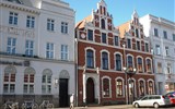 Hamburk, Lübeck, architektura a ostrov Rujána - Německo -  Wismar, město vzniklo 1229 kolonizací slovanského území Germány