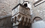 Taormina - Itálie - Sicílie - Taormina, palác Corvaja, reliéfy Stvoření Evy, Prvotní hřích, Vyhnání z ráje