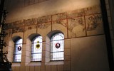 Goslar - Německo - Harc - Goslar, kostel sv.Kosmy a Damiána, zbytky fresek