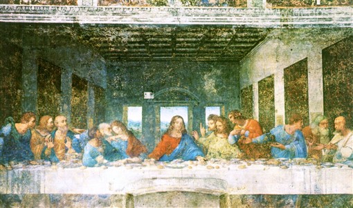 Itálie, Lombardie, Milán, Leonardo Poslední večeře
