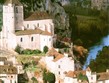 Do přírody pod stan - Francie, Quercy, St Cirq Lapopie