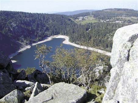 Francie - Alsasko - Vogézy, jezero Lac Blanc