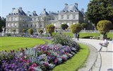 francouzské zahrady - Francie - Paříž - Luxemburský palác a kouzelné Luxemburské zahrady