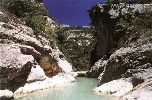 Francie - Provence - kaňon řeky Verdon 