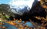 Dachstein a Schladminské Taury s kartou - Rakousko - Alpy - podzim přichází v horách velmi brzy