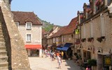 Rocamadour - Francie - Périgord - Rocamadour, úzké středověké uličky a nádech časů dávno minulých