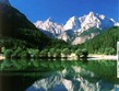 Slovinsko, Julské Alpy, jezero