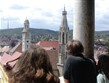 Maďarsko - Šoproň - pohled na historické centrum města z 60 m vysoké věže