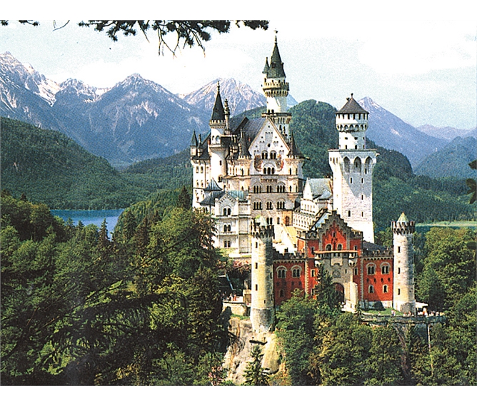 Legoland a zámek Neuschwanstein - Německo - Neuschwainstein - pohádkový zámek bavorského krále Ludvíka II.