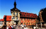 Bamberg, město UNESCO a mezinárodní festival samby - Německo -  Bamberg - Stará radnice