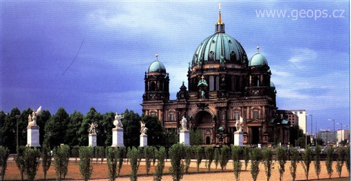 Německo, Berlín, Frauenkirche