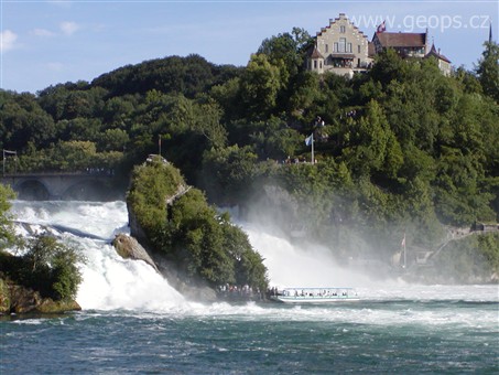 Švýcarsko, Schaffhausen, Rýnský vodopád