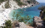 Řecké ostrovy Lefkáda, Kefalonie, Zakynthos - Řecko - Lefkáda - pláže tu jsou překrásné