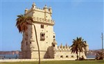 Portugalsko - Lisabon - Belémská věž (Torre de Belém), 1515-21 na paměť výpravy Vasco de Gamy v manuelském stylu