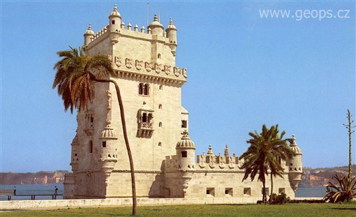 Eurovíkendy - Portugalsko - Lisabon - Belémská věž (Torre de Belém), 1515-21 na paměť výpravy Vasco de Gamy v manuelském stylu