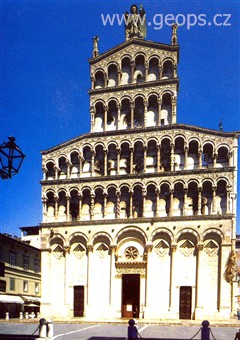 Itálie , Toskánsko, Lucca