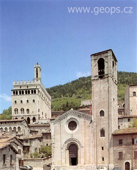 Itálie , Umbrie, Gubbio