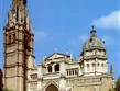 Umění, výstavy a architektura - Španělsko - Toledo - katedrála, 1226-1493, gotická s platareskními prvky, dominuje městu