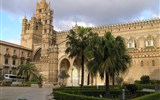 Palermo - Itálie - Sicílie - Palermo, katedrála, původní dokončena 1185, přestavby v 17. a 18.století