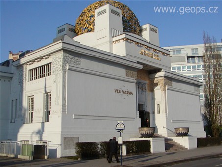 Rakousko - Vídeň - výstavní pavilon secese, 1898