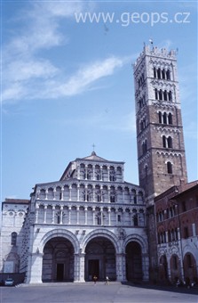 Itálie, Toskánsko, Lucca, dóm