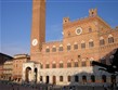 Itálie - Toskánsko - Siena, Palazzo Pubblico a Torre del Mangie (1325-44), typická italská gotika 