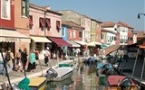 Krajem Lago di Garda a opera ve Veroně - Itálie, Benátky, ostrov Murano