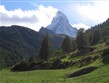 Švýcarsko - Matterhorn, 4478 m, 7. nejvyšší hora Evropy, ale také nejkrásnější alpský štít