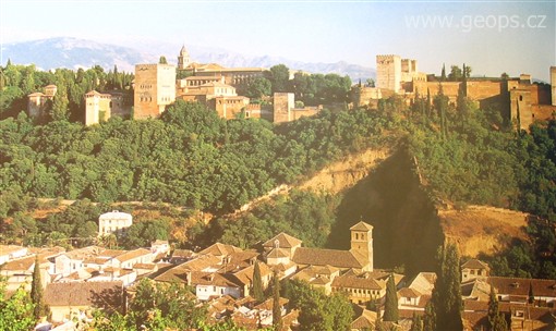 Národní parky a zahrady - Španělsko - Andalusie - Granada - Alhambra, pohádkový palác arabských vládců, 1284-1354
