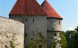 Kouzlo Pobaltí, Petrohrad a Finsko 2019 - Pobaltí - Estonsko - Tallinn - dochované zbytky opevnění hanzovního města z 13. až 15.století