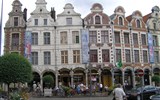 Pikardie, turistika v Ardenách, koupání v La Manche - Francie-  Pikardie - Arras, domy ve vlámském slohu ze 17.-18.stol.