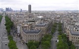 Paříž a nejkrásnější zámky v Île de France - Francie - Paříž - pohled z Vítězného oblouku směrem La Defense

