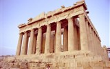 Památky UNESCO - Řecko a ostrovy - Řecko, Athény - Parthenon, chrám bohyně Pallas Athény, 447-438 př.n.l. v době největšího rozmachu Athén za Perikla