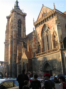 Francie, Alsasko, Colmar, kostel sv. Martina