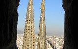 Plavba z Janova kolem Středomoří - Španělsko, Barcelona, Sagrada Familia, pohled z věže
