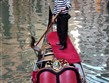 Itálie, Benátky, gondolier