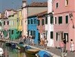 Eurovíkendy - Itálie, Benátky, Burano, barevné domky u kanálu