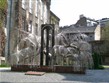 Maďarsko, Budapešť, památník holocaustu, smuteční vrba