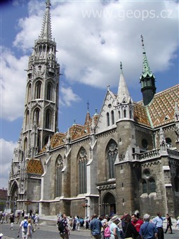 Maďarsko, Budapešť - kostel sv.Matyáše