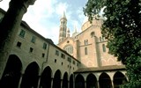 Krajem Lago di Garda a opera ve Veroně - Itálie - Benátsko - Padova, nádvoří baziliky