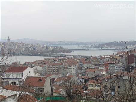 Turecko, Istanbul, pohled na město a Bospor