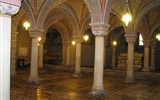 Maďarsko - Maďarsko, Pécs, interiér mešity paši kazima Gázího