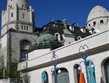 Maďarsko, Budapešť, lázně Gellert, exteriér