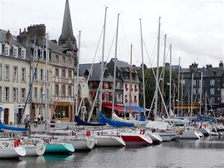 Francie, Normandie, Honfleur, přístav