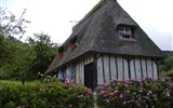 Tajemná Normandie, zahrady a La Manche - Francie, Normandie, venkovské stavení