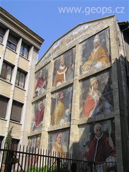 Francie, Provence, Avignon, stěna papežů