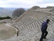 Itálie, Sicílie, Segesta, antické divadlo
