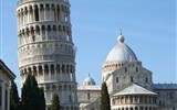 Romantický ostrov Elba a Toskánsko - Itálie, Toskánsko, Pisa, šikmá věž s dómem