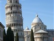 Itálie, Toskánsko, Pisa, šikmá věž s dómem